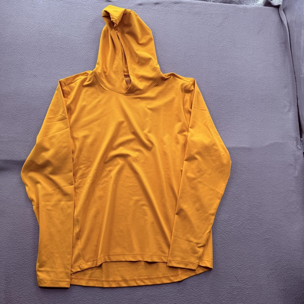 Holderness & Bourne Hoodie Mens Large Saffron Jackson Pullover Golf Sun Shirt